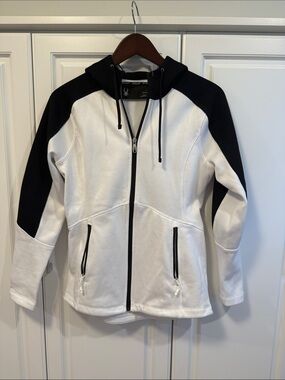 Spider White and Black Zip-Up Hoodie Jacket